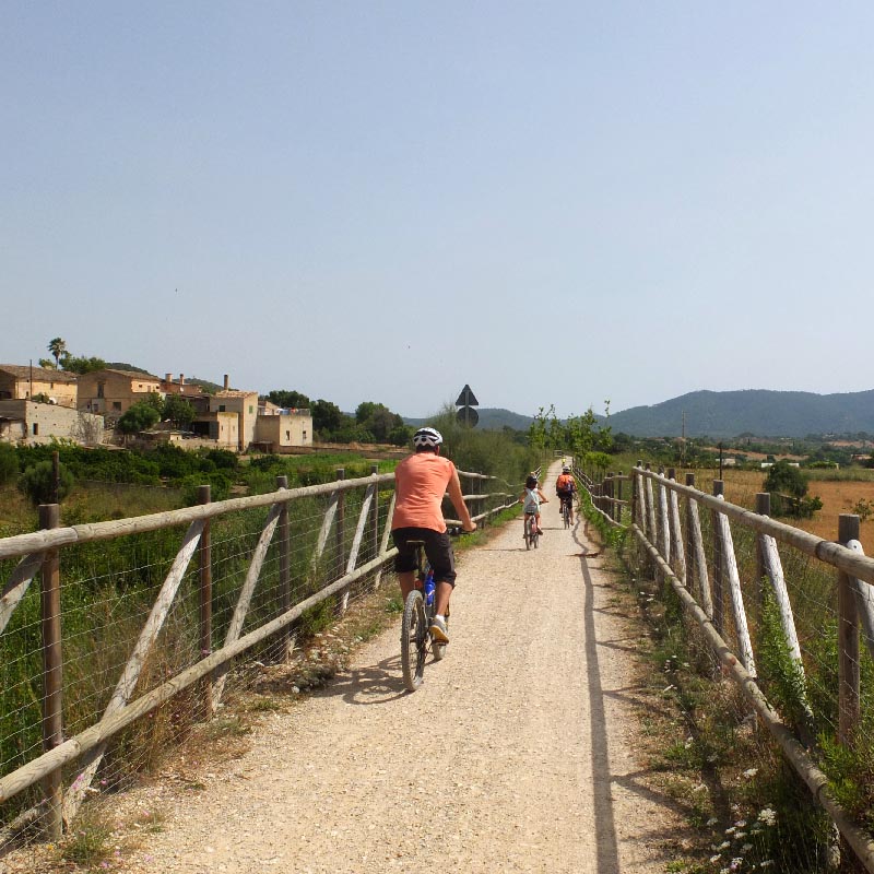 Alquiler de bicicletas Mallorca.Vía Verde, Son Carrio 6.IMG