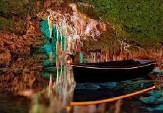 alquiler de bicicletas mallorca-porto cristo cuevas hams barca en lago