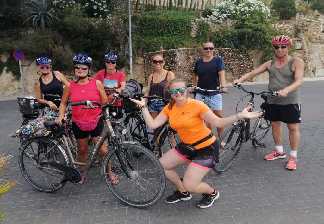 alquiler de bicicletas mallorca-ruta en bicicleta mirador costa de los pinos playa guada